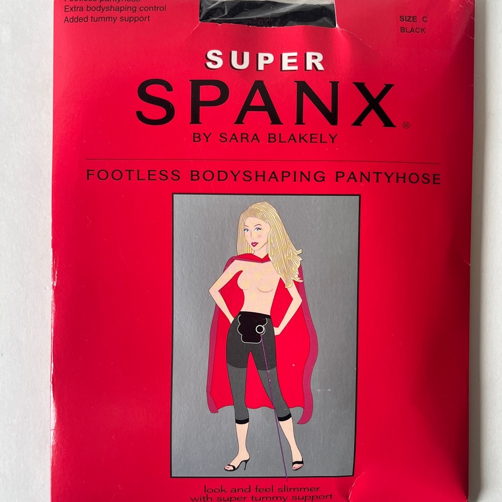 Super Spanx Footless Bodyshaping Pantyhose